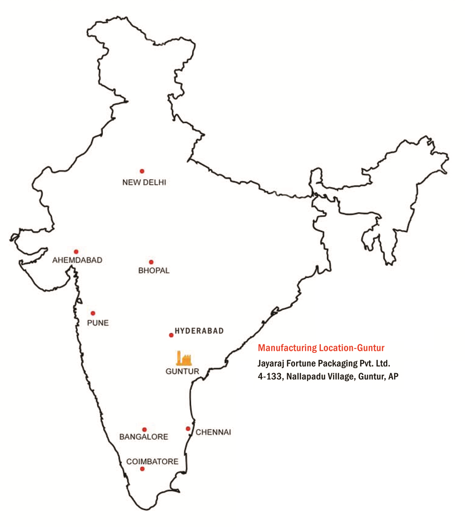 India Map with Locations